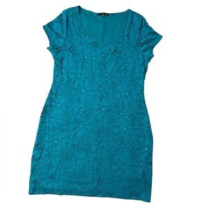 Tiana B. Teal Dress